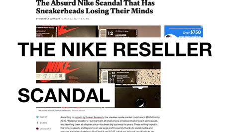 nike schandaal|nike shoe reseller scandal.